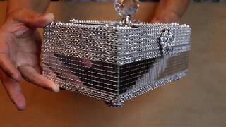 DIY GLAM JEWELRY BOX  KEEPSAKE BOX [upl. by Melise]