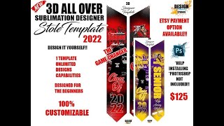 2022 GRADUATION STOLE TEMPLATE [upl. by Vinita]