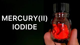 Making a Dangerous Red Substance Called MercuryII Iodide [upl. by Lubbi791]