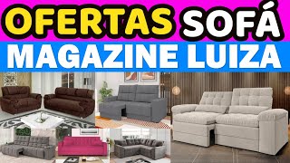 OFERTAS E PREÇOS DE SOFÁS MAGAZINE LUIZA SOFÁ RETRÁTIL E RECLINÁVEL CONJUNTO DE SOFÁ  DE CANTO CAMA [upl. by Strauss]