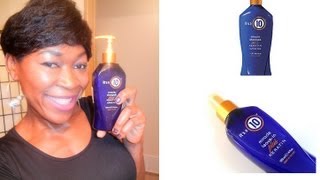 Its a 10 Miracle Shampoo Plus Keratin Sulfate free Review [upl. by Lehteb]