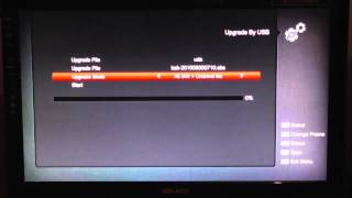 Amiko 8150 HD Load Channel List Software from USB Drive [upl. by Iraam618]