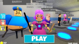 LIVE  PLAYING As All NEW Barry MORPHS And USING POWERS  NEW ROBLOX BARRYS PRISON RUN V2 OBBY [upl. by Lupien]