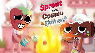 Sprout and Cosmos Kitchen  DANDYS WORLD ANIMATION [upl. by Chemosh]