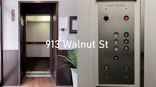 Neat Old Penn City Hydraulic Elevator  913 Walnut St  Philadelphia PA [upl. by Fia]