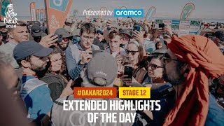 Extended highlights of Stage 12 presented by Aramco  Dakar2024 [upl. by Repotsirhc]