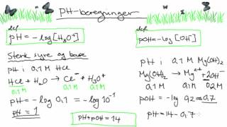 pHberegninger [upl. by Teodoor]