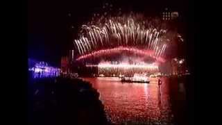 Sydney New Years Eve 19992000 Midnight Fireworks Highlights [upl. by Kendal]