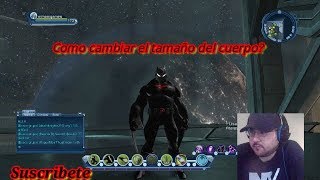 COMO CAMBIAR EL TAMAÑO DEL CUERPO DE MI PERSONAJE  DC UNIVERSE ONLINE [upl. by Faust]