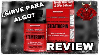 STEMTROPIN DE MUSCLEMEDS REVIEW  ¿SIRVE PARA ALGO  ¿CELULAS MADRE Y GH [upl. by Myrtia]