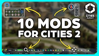 10 MODS we NEED For Cities Skylines 2 [upl. by Droc628]