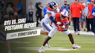 COLLEGE FOOTBALL FINAL SMU Falls to BYU 1815 [upl. by Kosak]