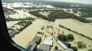 Luftaufnahmen vom HOCHWASSER in DEGGENDORF und Umgebung [upl. by Adnaluoy466]