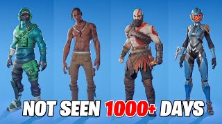 Fortnite Skins Not Seen in Item Shop over 1000 Days [upl. by Ahsakat]