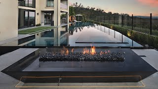 Modern Backyard Designing an AllBlack Pool in a 500K Zen Sanctuary [upl. by Aeneg]