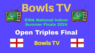 Open Triples Final  Gedling Vs Northampton  EIBA National Indoor Summer Finals 2024 [upl. by Nirak520]