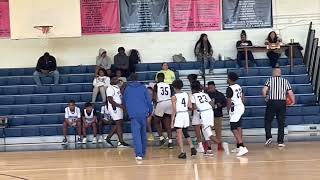 Westdale Middle vs Woodlawn Middle Basketball 1st Half [upl. by Enoed]