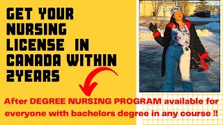 HOW TO BECOME A REGISTERED NURSE IN CANADA WITHOUT A SCIENCE BACKGROUND the after degree program [upl. by Elleined787]