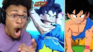 NEW LF Spirit Bomb GT Goku Reveals and Stuff Reaction on Dragon Ball Legends [upl. by Nitnerb318]