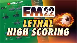 Lethal HIGH SCORING Tactic over 200 GOALS  Best FM22 Tactics [upl. by Wolfy]