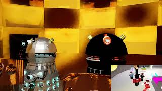 DALEK REACTS Robloxians VS Daleks FULL MOVIE [upl. by Sinnylg]