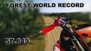 FOREST RACEWAY WORLD RECORD LAP UNDER 58 IN MX BIKES 57849 outdated [upl. by Eslehc]