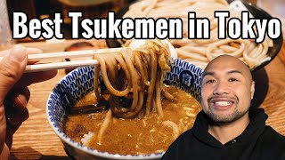 Best Tokyo Japan Tsukemen Ramen at Tomita Miyamoto and Gonokami Shinjuku [upl. by Yrnehnhoj]