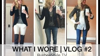 What I Wore 9  VLOG  BusbeeStyle TV [upl. by Ecnerat994]