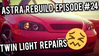 Astra Rebuild Episode 24 Morette headlight repairs [upl. by Virgilio]