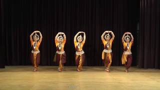 KAKALI BOSE  Odissi Kirwani Pallavi by Group [upl. by Ardeid]