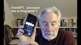 Paul Jorion  ChatGPT pourquoi nier la Singularité [upl. by Eeniffar]