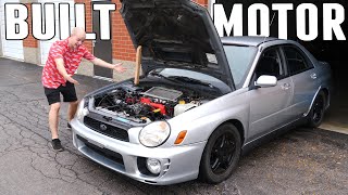 Firing up the BUILT EJ205 in the WRX SOUNDS INCREDIBLE [upl. by Leary]