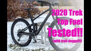 2020 Trek Top Fuel 98 TESTED with Trail dog [upl. by Nosemaj]