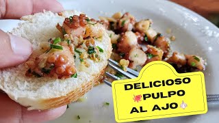 SI NO TE GUSTA EL PULPO ESTA RECETA TE HARA CAMBIAR DE OPINION  Pulpo al Ajo [upl. by Dann29]