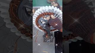 Electric vehicle motor winding process [upl. by Sneed]