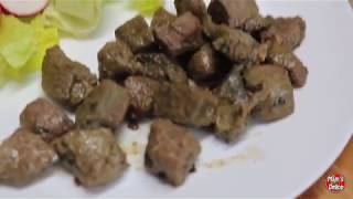 كبد العجل بطريقة اقتصادية وسهلهFoie de veau économique et facileCalf liver economic and easy [upl. by Sliwa]