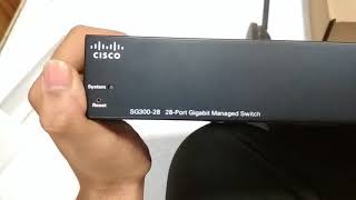 Cisco SG30028 Switch Unboxing [upl. by Kelsy]