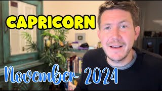 Capricorn November 2024 Horoscope [upl. by Aerol]