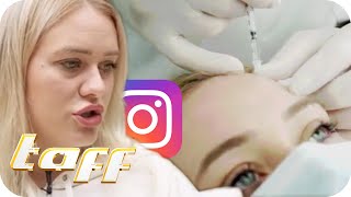 Lippen aufspritzen amp Botox Schönheitswahn auf Instagram  taff  ProSieben [upl. by Dew]