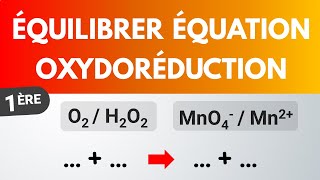 Retrouver léquation à partir des couples oxydantréducteur  PhysiqueChimie [upl. by Neelyhtak]