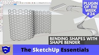 Bending Geometry in SketchUp with Shape Bender  SketchUp Plugin of the Week 24 [upl. by Beau716]