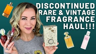 Rare Discontinued amp Vintage Fragrance Haul [upl. by Ilyk]