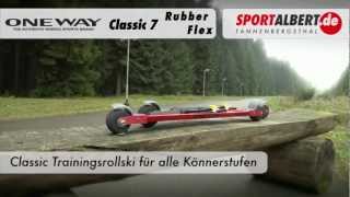 Rollski  Skiroller One Way Classic 7 Training Rubber 20122013 von wwwsportalbertde [upl. by Dj492]