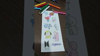 BT21 stickers  ❌️ cello tape bts sticker [upl. by Dorrahs]