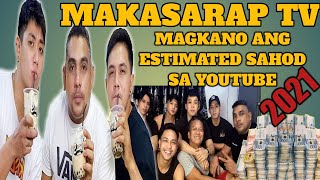 Gaano kalaki ang kinikita ng Makasarap TV sa youtube [upl. by Devonne]