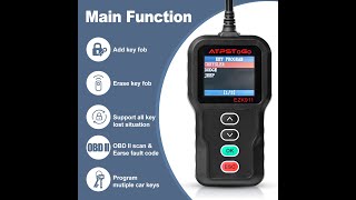 2014 Dodge RAM Key Fob Programming All Key Lost by EZK911 Key Programmer Tool OBD2 Plug and Play [upl. by Danae]