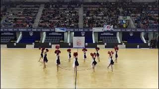 Petite pompon minime  Grâces Twirling Club  Championnat de France 2024  Médaille dor [upl. by Annoyt]