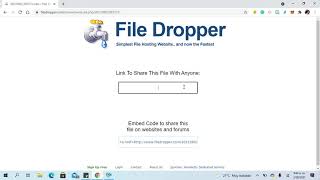 ¿Cómo enviar video por plataforma  File dropper [upl. by Aitan]