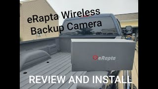 eRapta Wireless Backup Camera  REVIEW AND INSTALL [upl. by Notxam815]