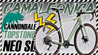 Review Cannondale Topstone Neo SL  eGRAVEL  BIKEPACKING  Javier Bañón Izu [upl. by Hahnert285]